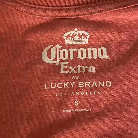 CERVEZA CORONA EXTRA  FOR LUCKY BRAND LOS ANGELES T-Shirt SIZE S/P - Picture 8 of 13